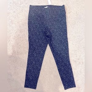 NWT Loft Leopard Print Ponte Leggings. Size Large